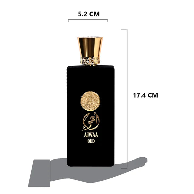 NUSUK AJWAA OUD BLACK Eau De Perfume 100ml ((For Men AND WOMEN)
