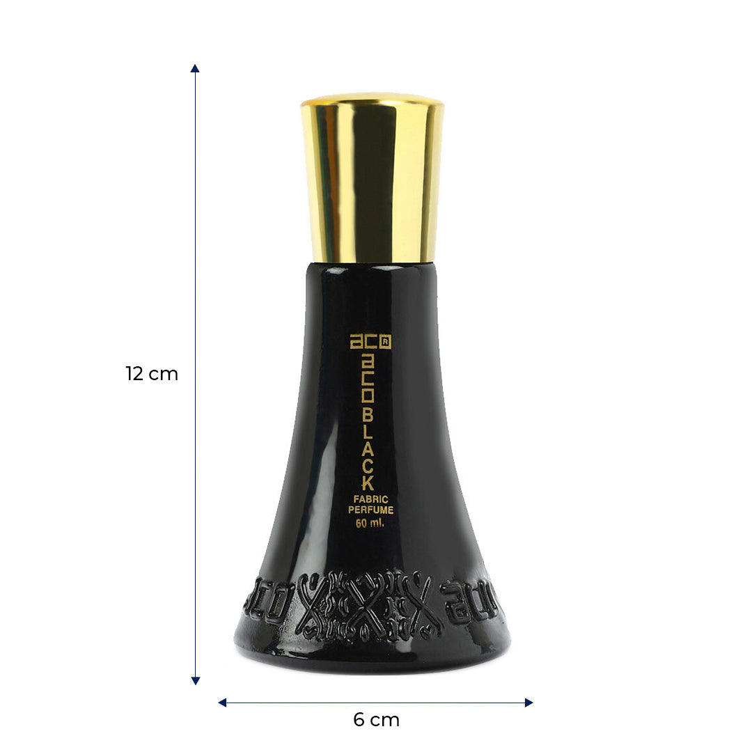 aco perfumes Black Premium Scent, Long Lasting, Fresh & Soothing Fragrance Perfume Spray For Women, 60ml