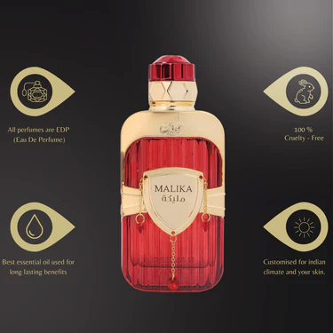 NUSUK Malika Eau De Parfum for Women, 100 ml
