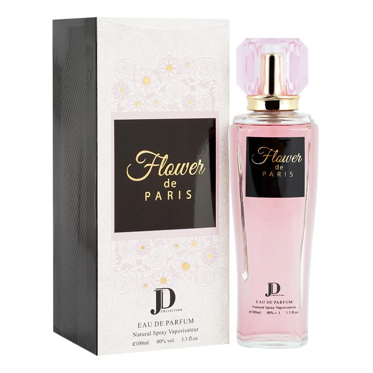 JD Collection Flower De Paris Long Lasting 100ml Women Perfume, Sweet, Aquatic & Floral, Soothing Fragrance