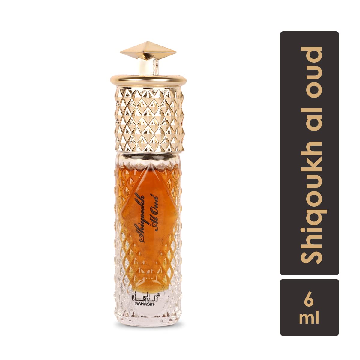 MANASIK SHIYOUKH AL OUD Alcohol - Free Concentrated Attar Roll On 6ml