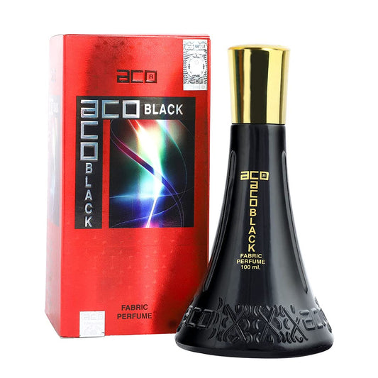 aco perfumes Black Premium Scent, Long Lasting, Fresh & Soothing Fragrance Perfume Spray For Women, 100ml