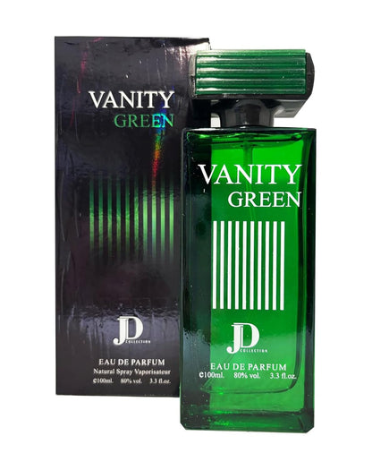 JD COLLECTION VANITY GREEN Eau De parfume 100ml (For Men AND WOMEN)