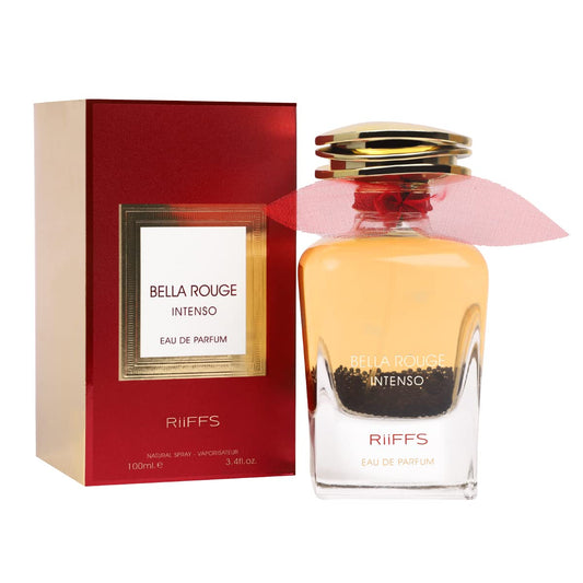 RiiFFS PERFUMS Bella Rouge Intenso Imported Long Lasting, 100ml Women's Liquid Perfume, Citrusy, Floral & Sweet, Soothing Fragrance