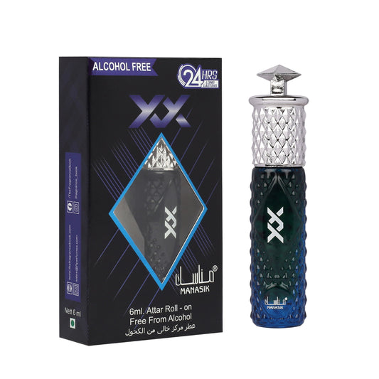 Manasik XX Premium Alcohol-Free Attar Roll-on, 6ml, Long Lasting