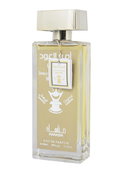 MANASIK Ameer Al Oud White Liquid Eau De Perfume For Men, 100ml