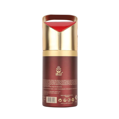 aco Absolu Imported Premium Deodorant, Long Lasting, Fresh & Soothing Fragrance Body Spray For Women, Made in UAE, 250ml