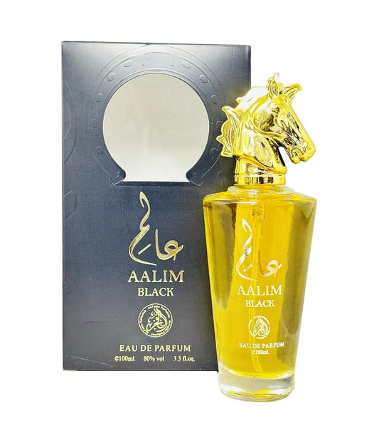 AL FAKHR AALIM BLACK EAU De Perfume 100ml ( For Men AND WOMEN ) Eau de Parfum - 2 ml