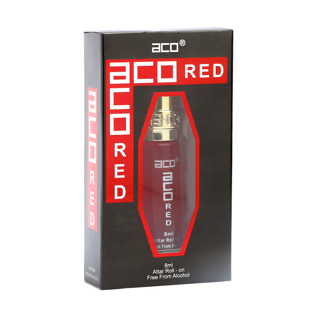 aco Perfumes aco Red Alcohol - Free Premium Attar Roll On 8ml