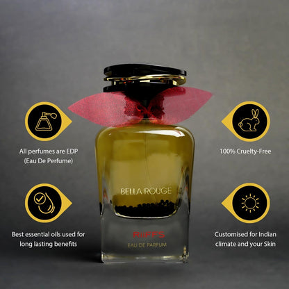 RiiFFS Bella Rouge Liquid Eau De Perfume For Women, 100ml