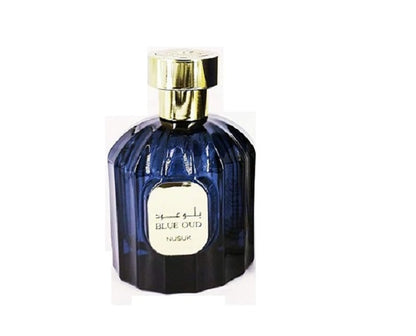 Nusuk Blue Oud Long Lasting 100ml Imported Men Perfume, Citrusy, Aquatic & Sweet, Soothing Fragrance