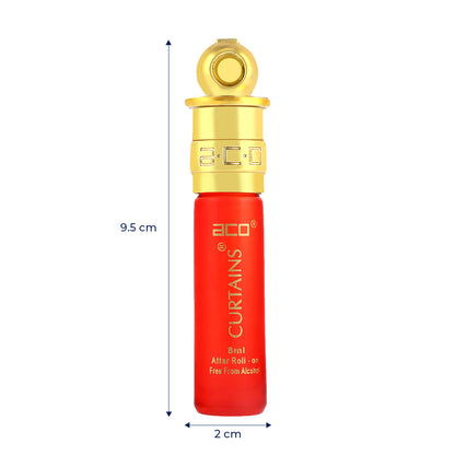 aco Perfumes Curtains Edition Alcohol - Free Premium Attar Roll On 8ml