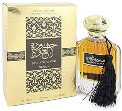 Nusuk Joudath Al Oud Eau De Parfum 100 ML (3.4. F.L. O.Z.), Unisex Perfume, Made In U.A.E.