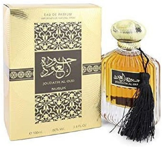 Nusuk Joudath Al Oud Eau De Parfum 100 ML (3.4. F.L. O.Z.), Unisex Perfume, Made In U.A.E.