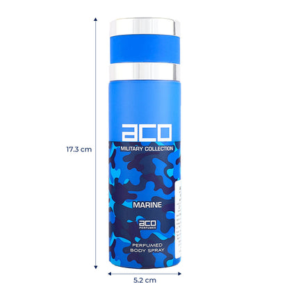 aco MARINE DEODORANT PERFUMED BODY SPRAY 200ML