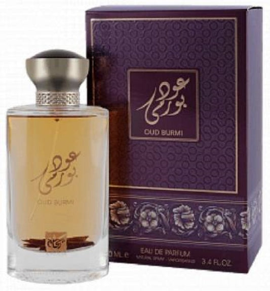 Rihanah Oud Burmi Long Lasting 100ml Imported Men Perfume, Floral, Incense & Oud, Soothing Fragrance