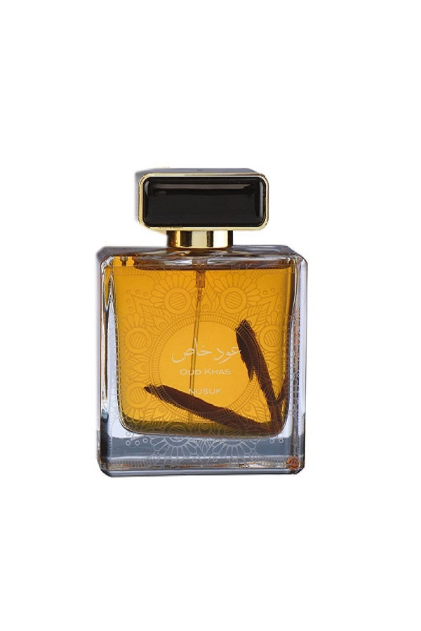 Nusuk Oud Khas Long Lasting 100ml Imported Men Perfume, Spicy, Oud & Woody, Soothing Fragrance