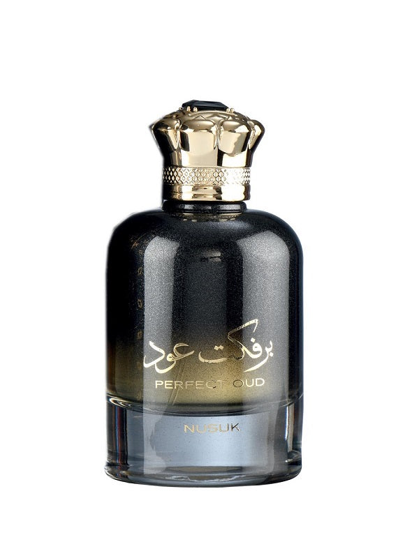 Nusuk Perfect Oud Eau De Parfum 100 ML (3.4. F.L. O.Z.), Unisex Perfume, Made In U.A.E.
