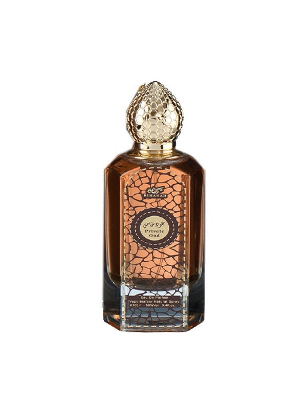 Rihanah Private Oud Eau De Parfum 100 ML (3.4. F.L. O.Z.), Unisex Perfume, Made In U.A.E.