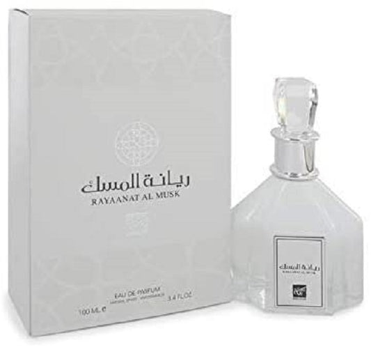 Rihanah Rayaanat Al Musk Eau De Parfum 100 ML (3.4. F.L. O.Z.), Unisex Perfume, Made In U.A.E.
