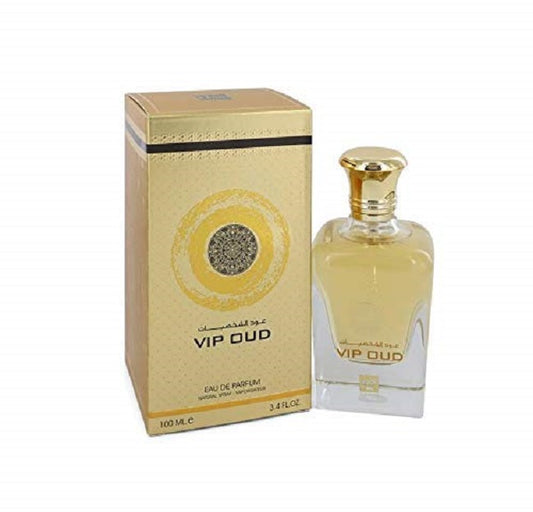 Rihanah Vip Oud Eau De Parfum 100 ML (3.4. F.L. O.Z.), Unisex Perfume, Made In U.A.E.