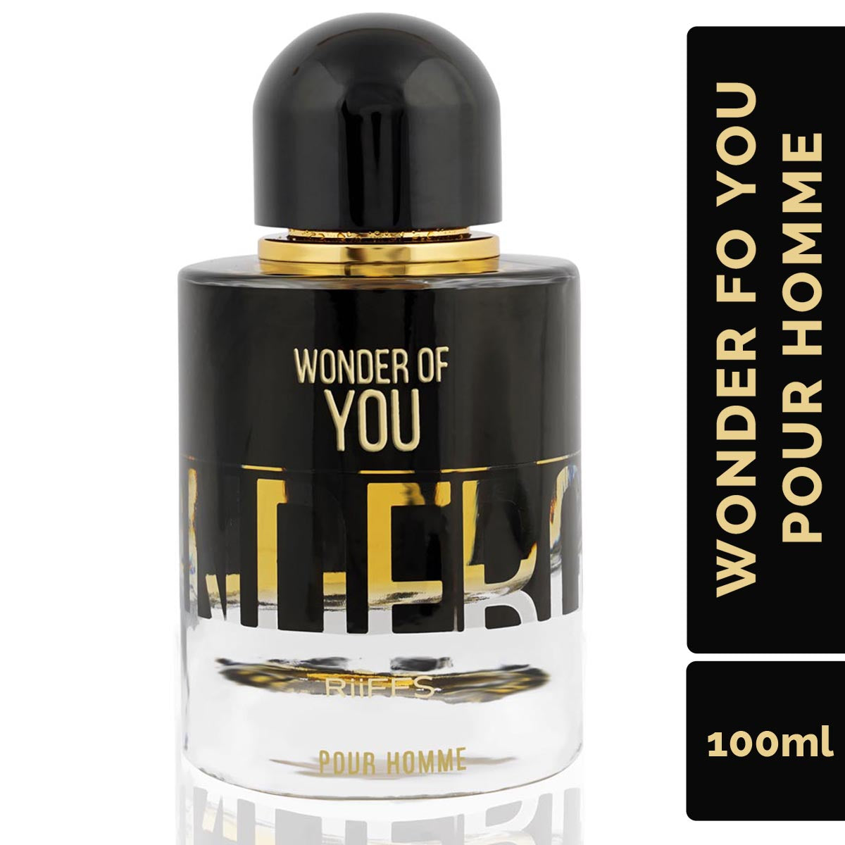 RiiFFS PERFUMS Wonder Of You Pour Homme Imported Long Lasting, 100ml Men Liquid Perfume, Warm Spicy, Aromatic & Ozonic, Soothing Fragrance