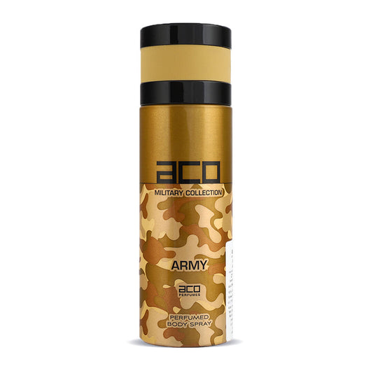 Aco Army Premium Deodorant, Long Lasting, Fresh & Soothing Fragrance Body Spray For Mens, 200ml