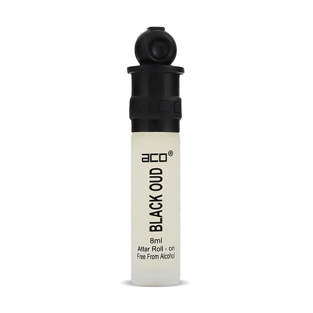 aco BLACK OUD Concentrated Attar Roll On 8ml Floral Attar