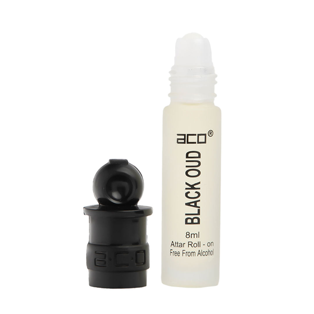 aco BLACK OUD Concentrated Attar Roll On 8ml Floral Attar