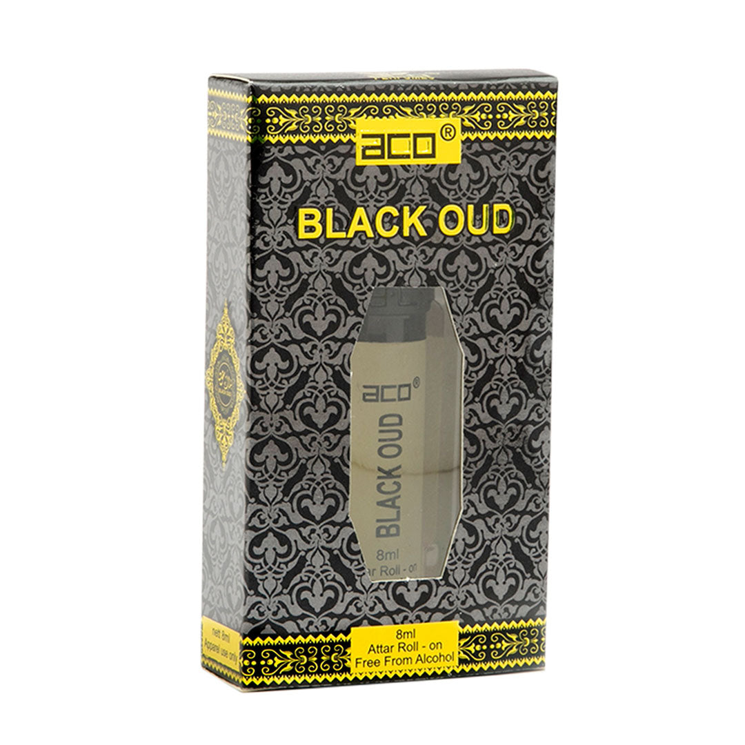 aco BLACK OUD Concentrated Attar Roll On 8ml Floral Attar
