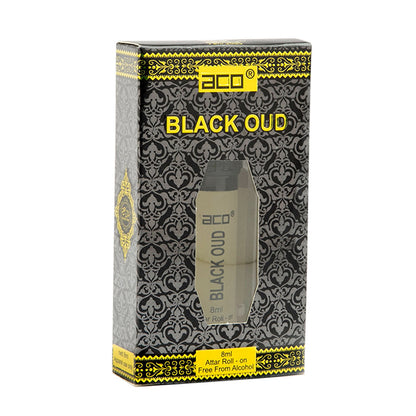 aco BLACK OUD Concentrated Attar Roll On 8ml Floral Attar