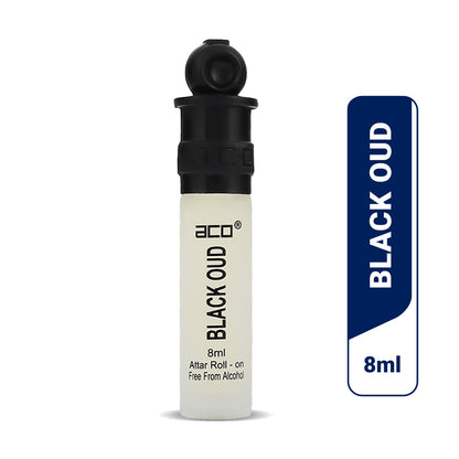 aco BLACK OUD Concentrated Attar Roll On 8ml Floral Attar