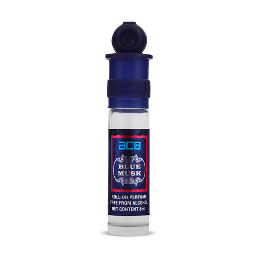 aco BLUE MUSK Concentrated Attar Roll On 8ml Floral Attar