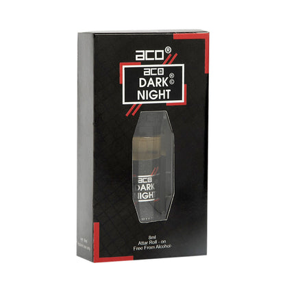 aco DARK NIGHT Concentrated Attar Roll On 8ml Floral Attar
