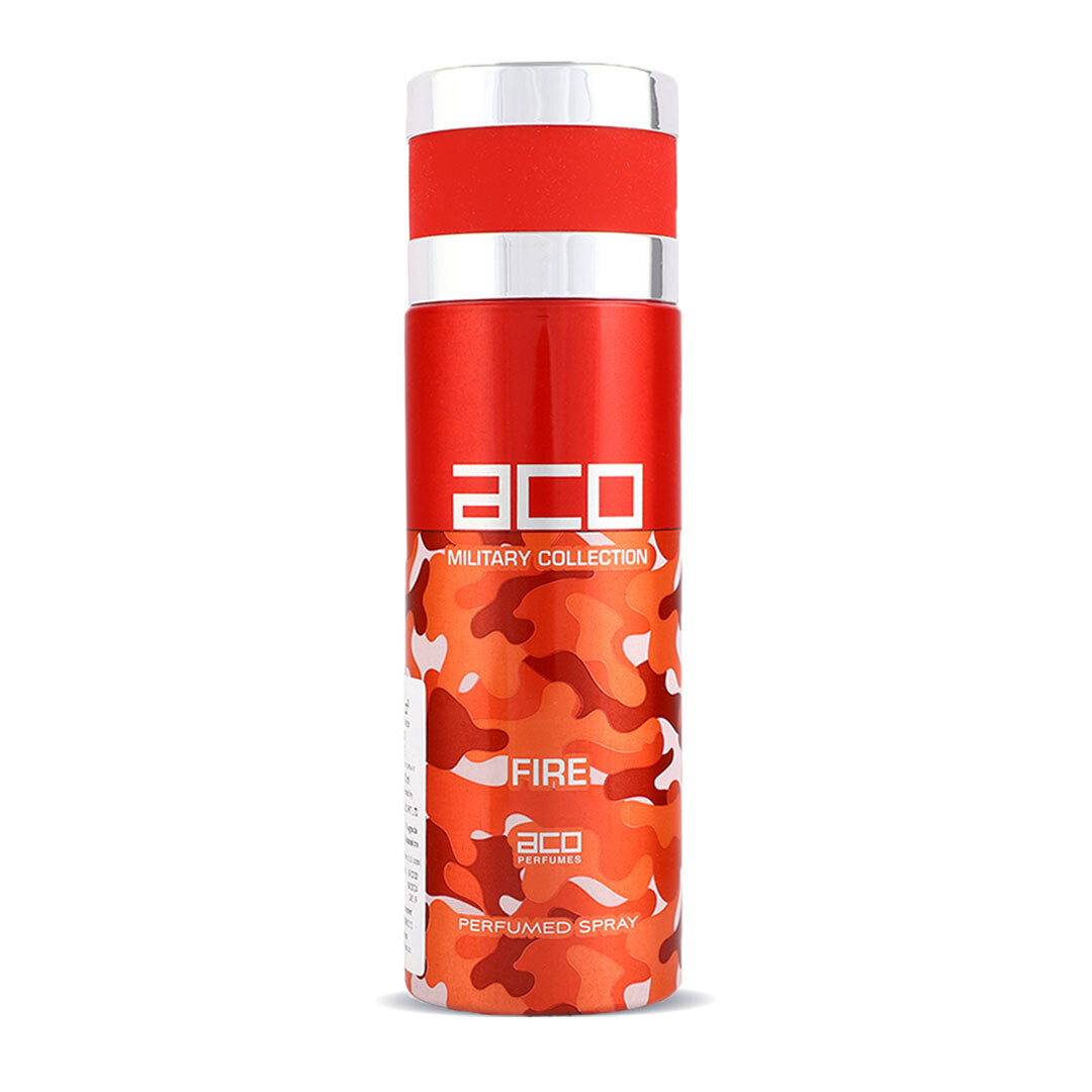 aco FIRE DEODORANT PERFUMED BODY SPRAY 200ML