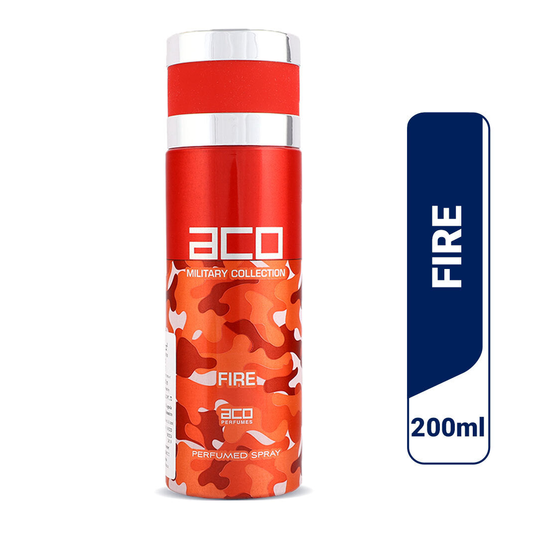 aco FIRE DEODORANT PERFUMED BODY SPRAY 200ML