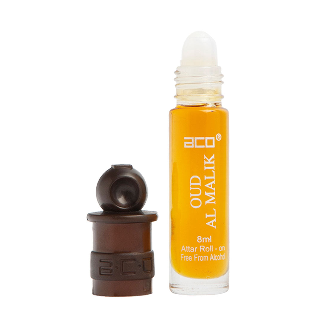 aco OUD AL MALIK Concentrated Attar Roll On 8ml Floral Attar