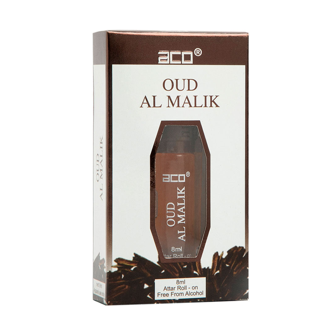 aco OUD AL MALIK Concentrated Attar Roll On 8ml Floral Attar